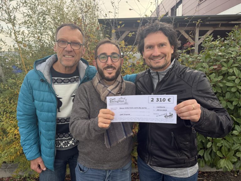 🎗️ Remise officielle de notre cagnotte à CMT-France